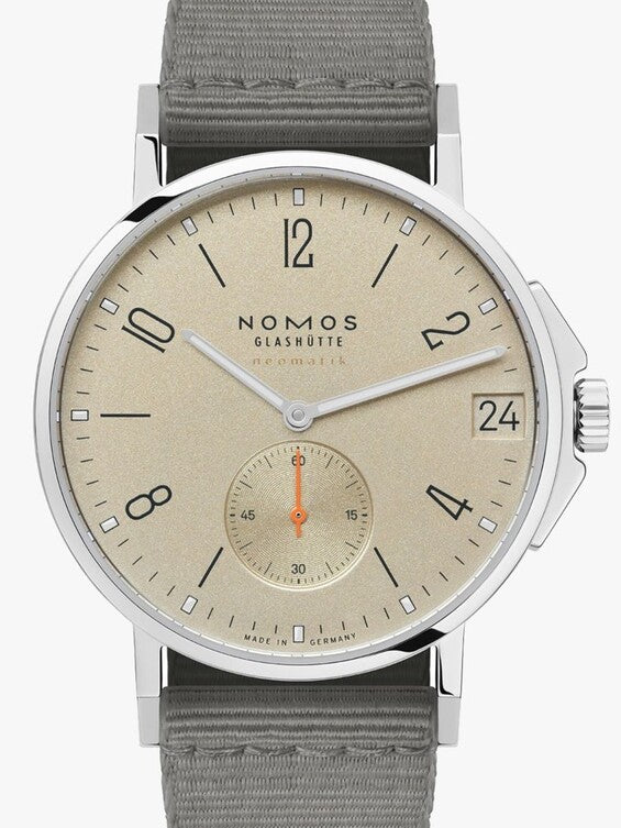 NOMOS Ahoi Neomatik Szampański 38 mm Stal