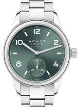 NOMOS Club Neomatik Zielony 37 mm Stal