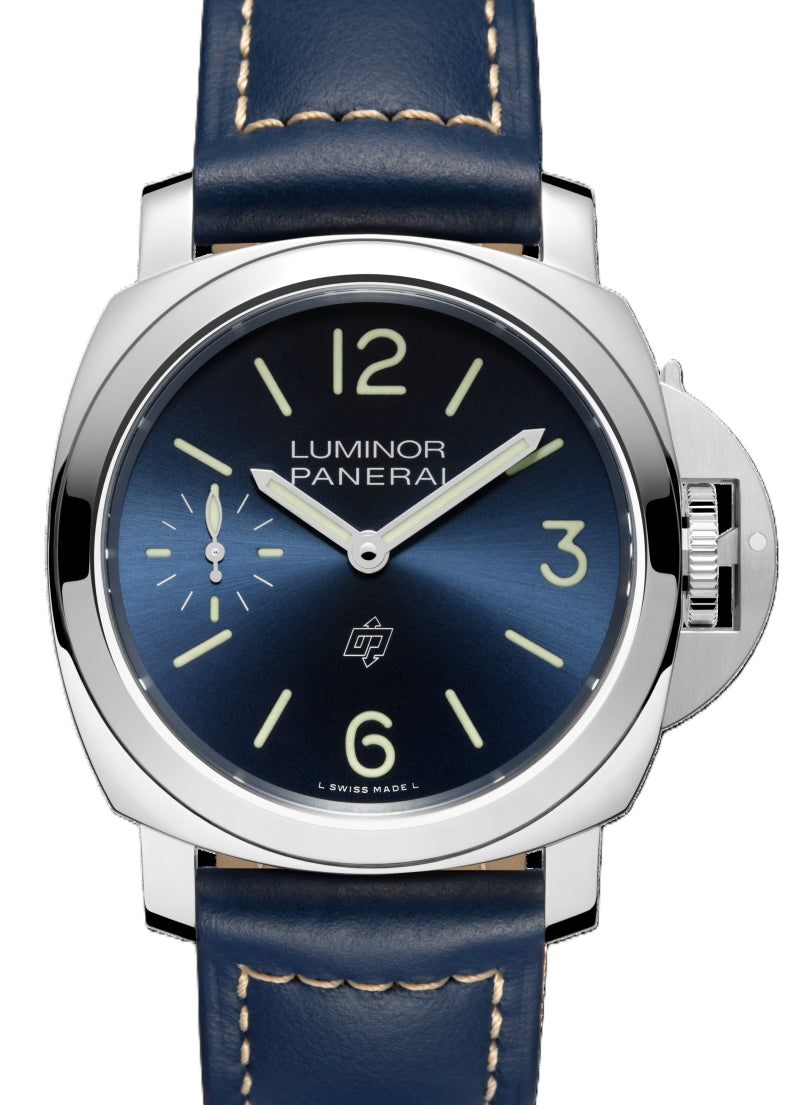 Panerai Luminor Niebieski 44 mm Stal PAM01085