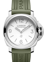 Panerai Luminor Base Logo Biały 44 mm Stal PAM01087