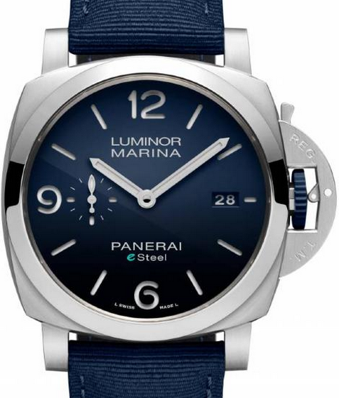 Panerai Luminor Marina Niebieski 44 mm Stal