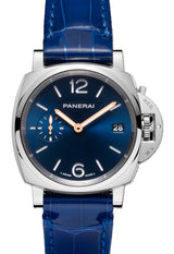 Panerai Luminor Due Niebieski 38 mm Stal PAM01273