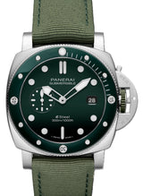 Panerai Submersible QuarantaQuattro Zielony 44 mm Stal PAM01287