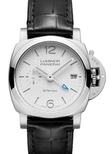 Panerai Luminor Quaranta BiTempo Biały 40 mm Stal PAM01367