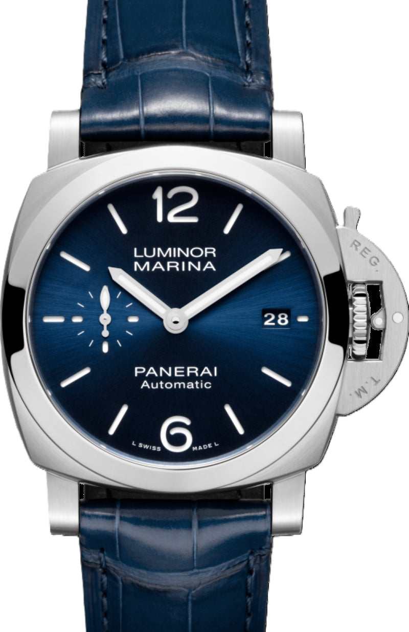 Panerai Luminor Quaranta Niebieski 40 mm Stal PAM01370