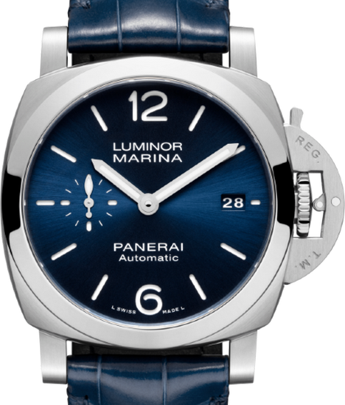 Panerai Luminor Quaranta Niebieski 40 mm Stal