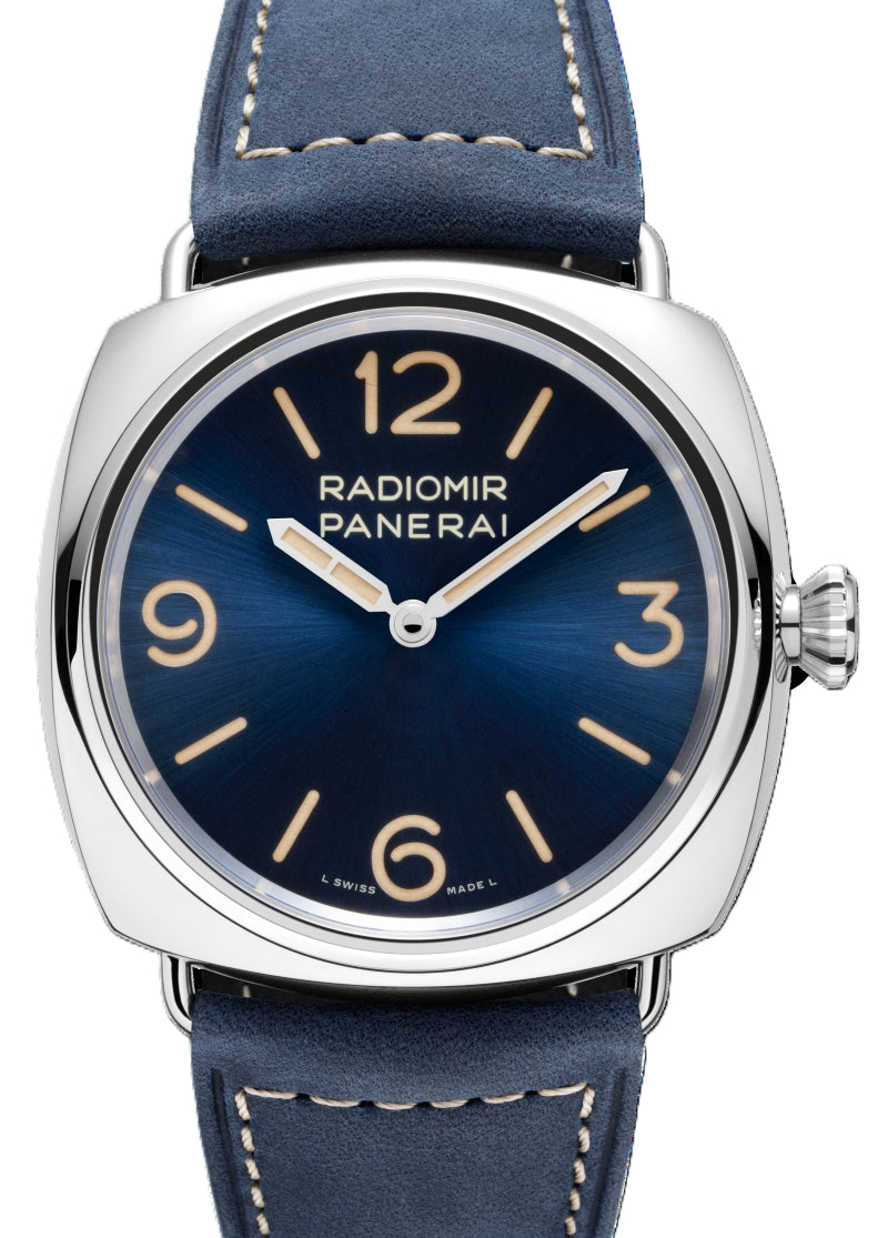 Panerai Radiomir Officine Niebieski 45 mm Stal PAM01383