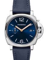 Panerai Luminor Due Niebieski 42 mm Stal PAM01429