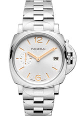 Panerai Luminor Due Biały 38 mm Stal PAM01508