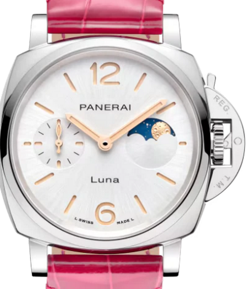 Panerai Luminor 1950 Biały 38 mm Stal