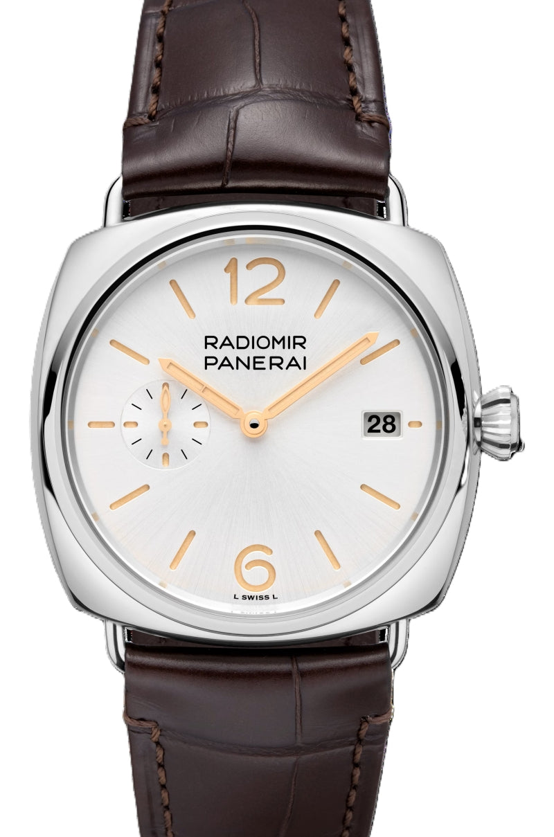 Panerai Radiomir Quaranta Biały 40 mm Stal PAM01570