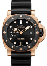 Panerai Submersible Quarantaquattro Goldtech Orocarbo Czarny 44 mm Złoto różowe PAM02070