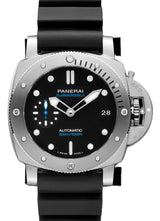 Panerai Submersible Czarny 42 mm Stal PAM02973