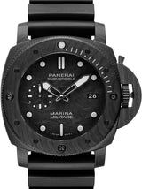 Panerai Submersible Marina Militare Carbotech Czarny 47 mm Włókno węglowe PAM02979