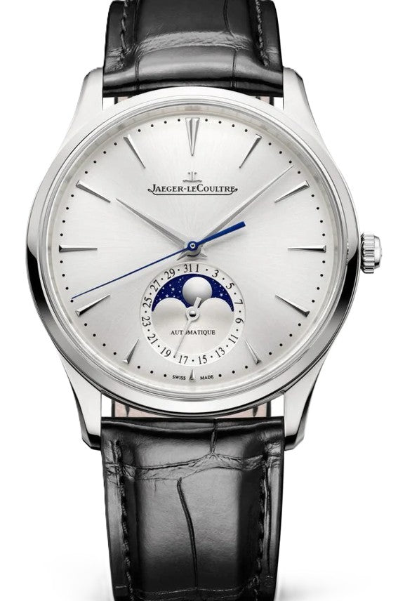 Jaeger-LeCoultre Master Ultra Thin Srebrny 39 mm Stal Q1368430