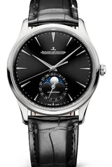 Jaeger-LeCoultre Master Ultra Thin Moon Czarny 39 mm Stal Q1368471