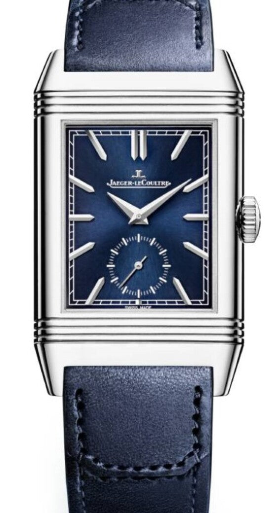 Jaeger-LeCoultre Reverso Duoface 47 x 28.3 mm Stal Niebieski