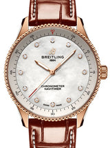 Breitling Chronomat Biały 32mm Złoto czerwone R77320E61A1P1