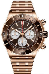 Breitling Chronomat Brąz 44mm Zloto czerwone RB0136E31Q1R1