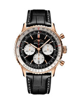 Breitling Navitimer 1 B01 Czarny 43mm Zloto czerwone RB0138211B1P1