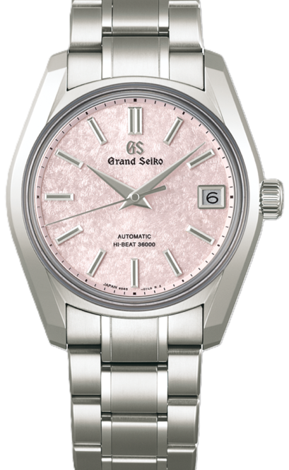 Grand Seiko Heritage Collection Różowy 38 mm Stal SBGH341G