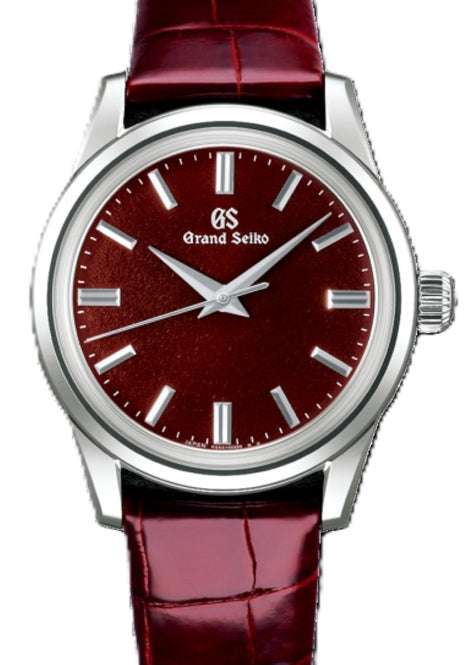 Grand Seiko Elegance Collection Czerwony 37.5 mm Stal SBGW287