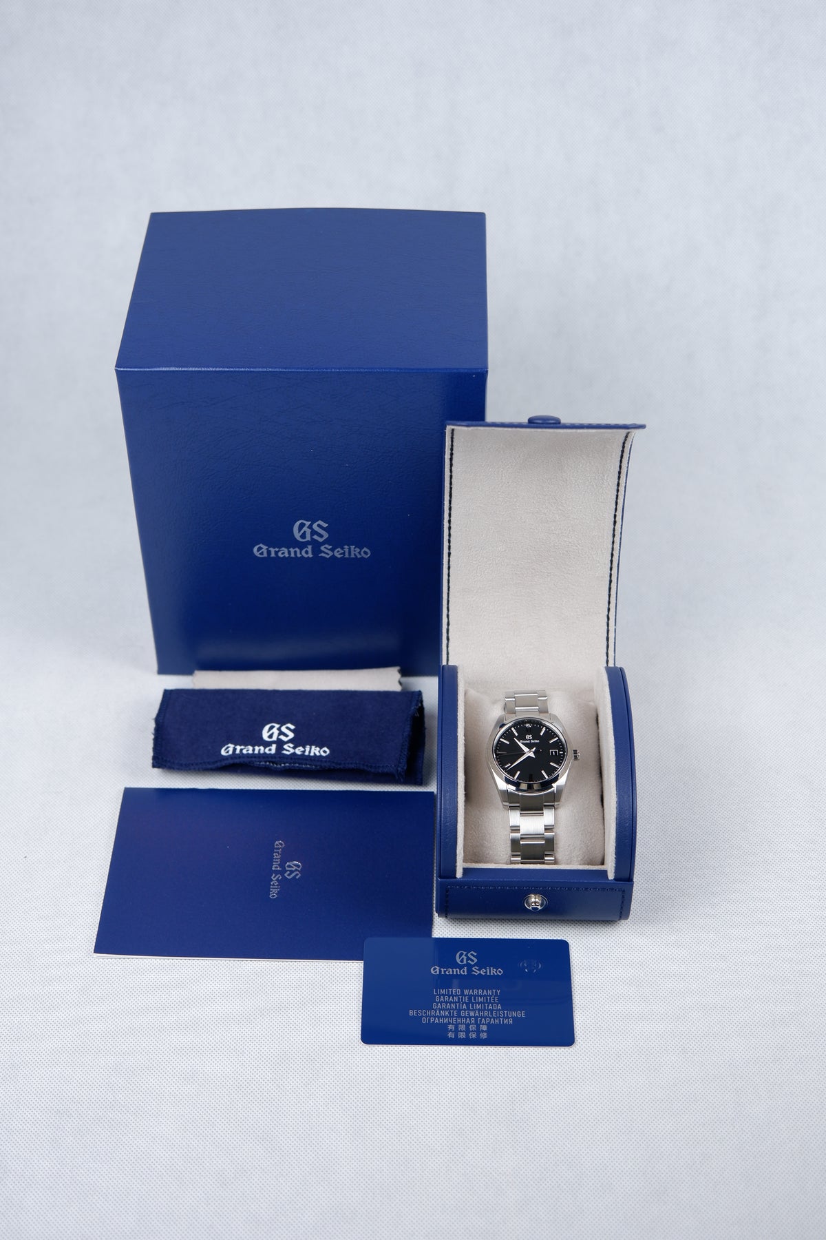 Grand Seiko Heritage Collection Czarny 37 mm Stal SBGX261