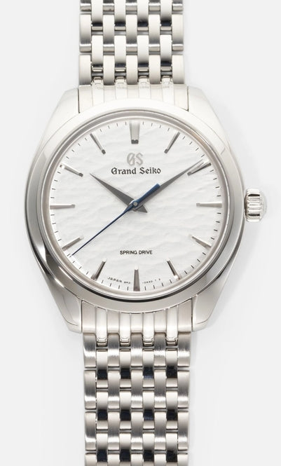 Grand Seiko Elegance Collection Biały 38.5 mm Stal SBGY013