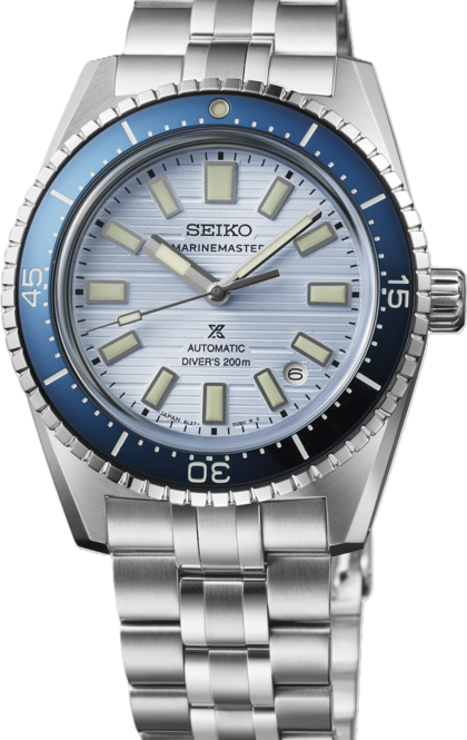 Seiko Prospex Marinemaster Niebieski 39 mm Stal SJE099J1
