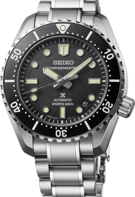 Seiko Prospex Marinemaster Czarny 42 mm Stal SLA079J1