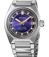 King Seiko VANAC Fioletowy 41 mm Stal SLA083J1