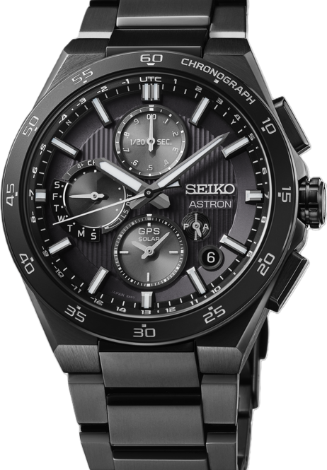 Seiko Astron Czarny 43 mm Tytan SSH155J1