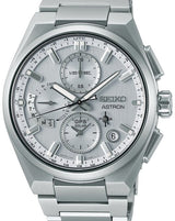 Seiko Astron Srebrny 42 mm Tytan SSH159J1