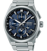 Seiko Astron Niebieski 42 mm Tytan SSH161J1