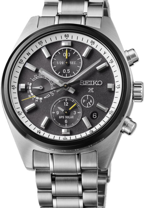 Seiko Prospex SPEEDTIMER Czarny 42 mm Stal SSH167J1