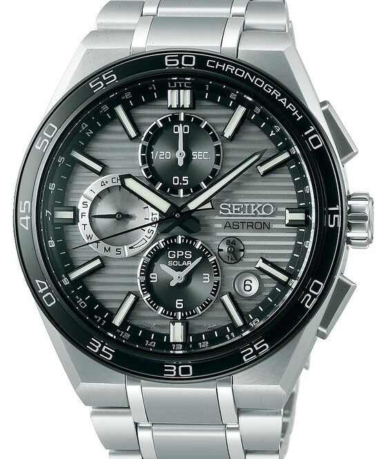 Seiko Astron Szary 44 mm Tytan SSH177J1