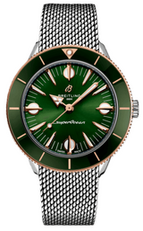 Breitling Superocean Heritage Zielony 38 mm Zloto/Stal U10340361L1A1