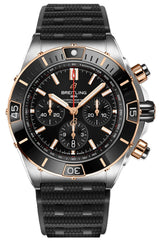 Breitling Super Chronomat Czarny 44mm Zloto/Stal UB0136251B1S1