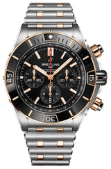 Breitling Super Chronomat Czarny 44mm Zloto/Stal UB0136251B1U1