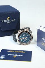 Breitling Chronomat Zielony 44mm Zloto/Stal UB0136251L1S1