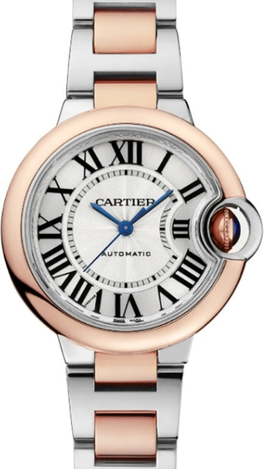 Cartier Ballon Bleu 33 mm Stal i Zloto W2BB0032