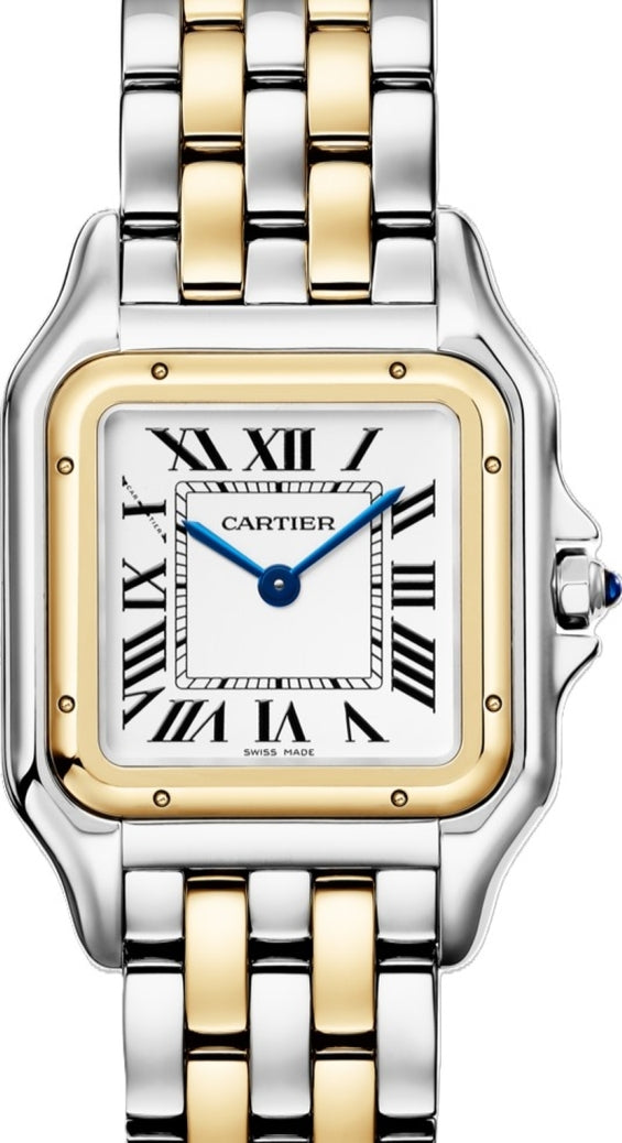 Cartier Panthère Srebrny 37 mm Złoto/Stal W2PN0019