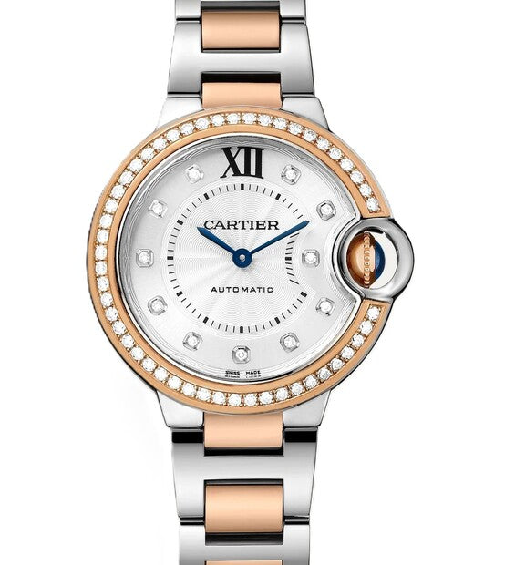 Cartier Ballon Bleu Srebrny 40 mm Złoto/Stal W3BB0023