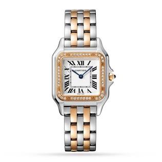 Cartier Panthere 27 mm Stal i Zloto W3PN0010
