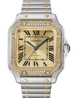 Cartier Santos Złoto 42 mm Złoto/Stal W3SA0007