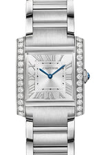 Cartier Tank Française Srebrny 32 mm Stal W4TA0028