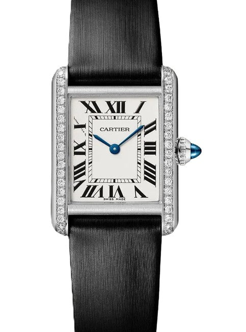 Cartier Tank Srebrny 22 mm Stal W4TA0031