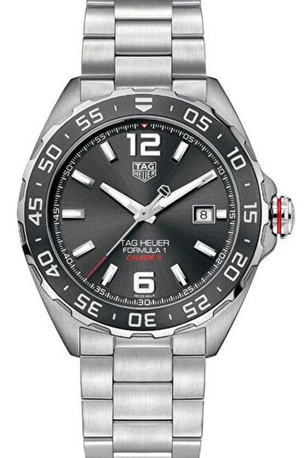 TAG Heuer Formula 1 Calibre 5 Szary 43 mm Stal