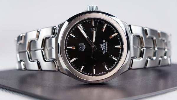 TAG Heuer Link Calibre 5 Czarny 41 mm Stal