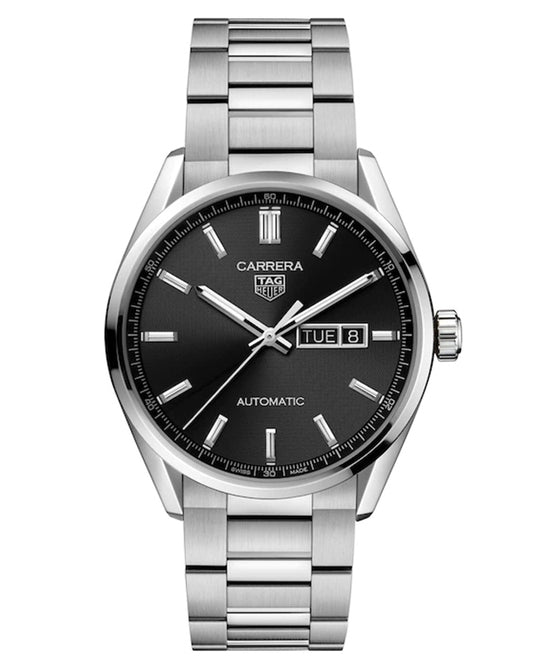 TAG Heuer Carrera Czarny  41 mm Stal